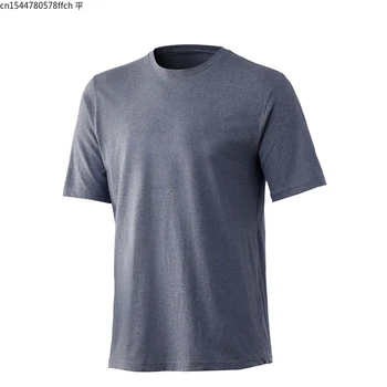 Спортивная одежда для рыбалки, футболки с коротким рукавом, мужская солнцезащитная рубашка UPF50, Дышащая одежда для спортивной рыбалки на открытом воздухе