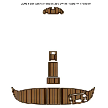 2005 Г. Плавательная платформа Four Winns Horizon 250, Транцевая накладка для лодки, поролон EVA, Тиковый пол
