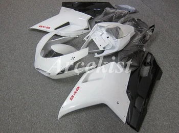 4Gifts Новый Комплект Обтекателей Мотоцикла ABS Подходит Для Ducati 848 1098 1198 1098s 1098r 1098s Кузов На Заказ Черный Белый
