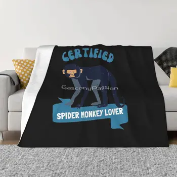 Сертифицированное одеяло для любителей обезьян-пауков, Покрывало на кровать, Комплект постельного белья, Мягкое одеяло Uni для кровати