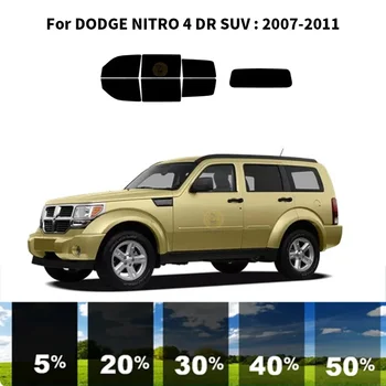 Предварительно Обработанная нанокерамика car UV Window Tint Kit Автомобильная Оконная Пленка Для Внедорожника DODGE NITRO 4 DR 2007-2011
