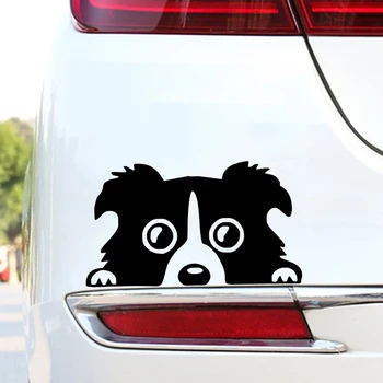 22318 # Различных размеров Виниловая наклейка с рисунком мультяшной собаки, автомобильная наклейка, Водонепроницаемые автодекоры для заднего стекла бампера
