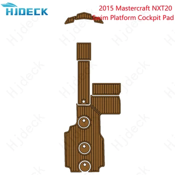 2015 Mastercraft NXT20 Коврик для плавательной платформы Лодка EVA Пена Тиковый Настил для пола Коричневый