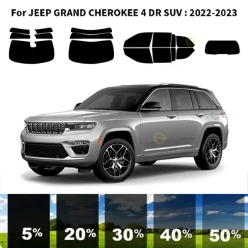 Предварительно Обработанная нанокерамика car UV Window Tint Kit Автомобильная Пленка Для Окон JEEP GRAND CHEROKEE 4 DR SUV 2022-2023