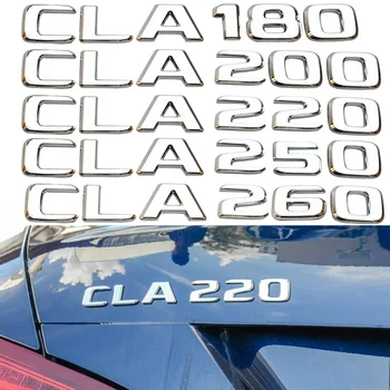 Наклейка С Буквенным Номером Заднего Багажника Автомобиля Mercedes Benz AMG CLA CLA180 CLA200 CLA220 CLA250 CLA260 Отделка Логотипом, Эмблемой, Заводской Табличкой