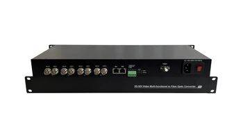 Волоконно-оптический преобразователь SDI/ASI коаксиальный в ethernet с двунаправленным RS232 и гигабитным Ethernet