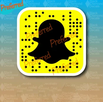 Snapchat Snapcode QR-код Пользовательская виниловая наклейка JDM Snap SLAP Настройка пожалуйста, обратите внимание на отправку фотографий
