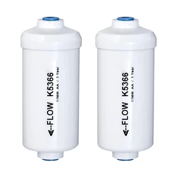 Сменный Фторидный фильтр для воды K5366 из 2 предметов, Совместимый с системой гравитационной фильтрации воды, Элементы очистки Простота установки
