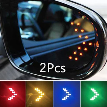2шт Автомобильные светодиодные фонари Зеркало Заднего Вида Стрелка Панели Света автомобильные продукты Зеркало для Audi A1 A2 A3 A4 A5 A6 A7 A8 Q2 Q3 Q5 Q7 R8 b5 b