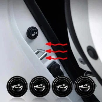 Буфер Амортизатора Двери Автомобиля Защитные Наклейки Звуконепроницаемые Резиновые Накладки для Skoda Octavia 2 3 A5 A7 Fabia Superb Rapid Kodiaq