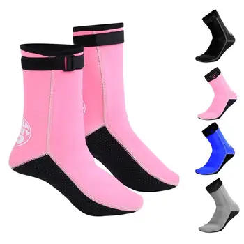 Неопреновые носки для дайвинга HISEA толщиной 3 мм С противоскользящей Защитой От холода, Обувь Для плавания