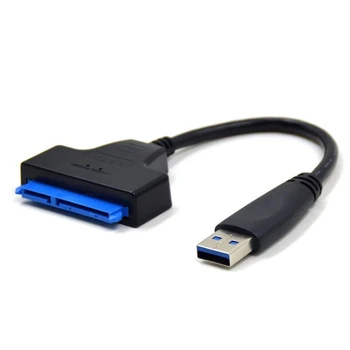 Кабель-адаптер USB 3.0 -SATA Для 2,5-дюймовых SSD/ жестких дисков - Внешний конвертер и кабель SATA-USB 3.0, USB 3.0 - SATA III Conv
