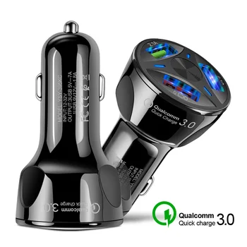 Qc3.0 Автомобильное зарядное устройство для мобильного телефона с тремя USB-разъемами для HONDA PCX 160 PCX160 SH350 VISION