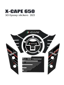 Для Moto Morini X Cape 650 Аксессуары, аксессуары для мотоциклов, 3D наклейка из эпоксидной смолы, наклейка X-CAPE 650 2022 2023