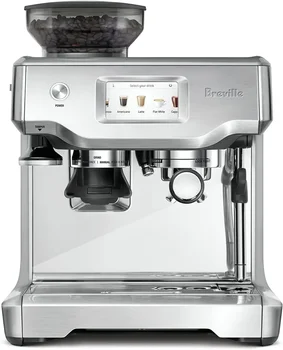 Летняя скидка 50% НА кофемашину Breville BES880BSS Barista Touch Для Приготовления Эспрессо Из Матовой нержавеющей Стали