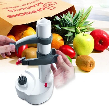Модернизированная многофункциональная Электрическая Спиральная овощечистка для апельсиновых яблок, Автоматическая машина для очистки картофеля от кожуры фруктов, Кухонные инструменты