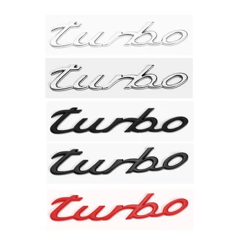 Эмблема Turbo с Надписью На Задней Двери Автомобиля, Наклейка-Значок для Porsche