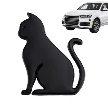 Наклейка на автомобиль с мультяшным котом Наклейки на окна, двери, бамперы автомобиля Светоотражающая наклейка Виниловая наклейка с кошачьей мордочкой для автомобильных аксессуаров