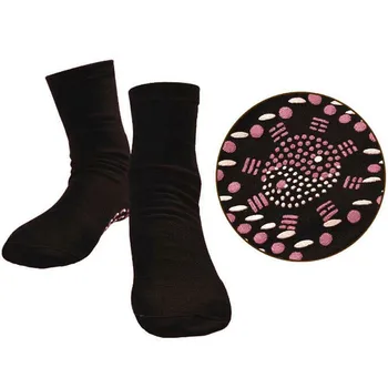 2 шт. / пара Турмалиновых магнитных носков, Самонагревающиеся Носки с магнитом для терапии, Унисекс, теплые носки для здоровья, одежда для велоспорта