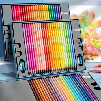Набор цветных карандашей В штучной упаковке на масляной основе, мягкие кисти Morandi Professional Painting Art Color 24/36/48 цветов