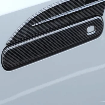 SBTMY для Changan UNIV UNI V 2022 4 шт./компл. Декоративная защитная накладка из углеродного волокна ABS для дверных ручек автомобиля