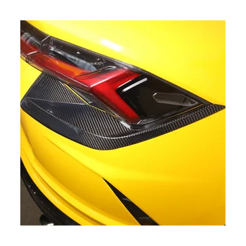 Для Lamborghini URUS 2018-2021 Карбоновая рамка заднего фонаря автомобиля, накладка на задний фонарь, Наклейка на аксессуары