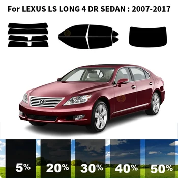 Предварительно Обработанная нанокерамика car UV Window Tint Kit Автомобильная Оконная Пленка Для LEXUS LS LONG 4 DR СЕДАН 2007-2017