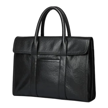 Высококачественный портфель из натуральной Коровьей кожи для мужчин, Брендовая мужская сумка Большой емкости, сумки через плечо, 14-дюймовая сумка для ноутбука, Новинка