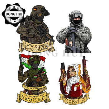 Наклейки для автомобилей Вооруженных сил Великобритании, солдат Федерального спецназа Германии, Мотоциклетный багажник, шлем, ноутбук, Скейтборд, наклейки на кружки.