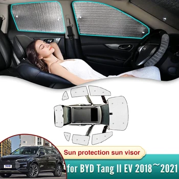 Полный Автомобильный Солнцезащитный Козырек для BYD Tang II Tan EV DM-i 2018 ~ 2021 2020 Солнцезащитный Козырек Лобовое Стекло Боковое Стекло Защита От Уединения