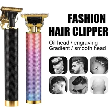 Электрическая машинка для стрижки волос Vintage T9 Clipper Hair Перезаряжаемая Мужская Бритва-Триммер для профессионального парикмахера Для мужчин Новая Горячая Распродажа