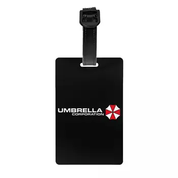 Изготовленные на заказ зонты, Багажная бирка корпорации с карточкой с именем, идентификационная этикетка для защиты от видеоигр для дорожной сумки-чемодана
