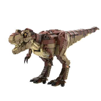 Конструктор Gobricks MOC T. Rex Динозавр Кирпичи Модель динозавра Тираннозавр Рекс Стегозавр Набор строительных блоков Игрушка в подарок