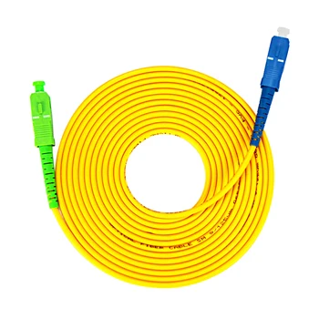 50ШТ Патч-корд SC APC для SC UPC SC Simplex 3,0 мм LSZH Однорежимный оптоволоконный соединительный кабель длиной 1 М 2 М 3 М Перемычка