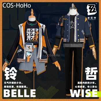 Игровой костюм COS-HoHo Zenless Zone Zero Belle Wise, милая униформа, косплей, костюм для ролевых игр на Хэллоуин, карнавал, вечеринка для ролевых игр