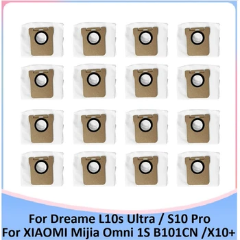 16ШТ для Dreame L10S Ultra S10 Xiaomi X10 + Plus Запчасти для робота-пылесоса Пылесборник Запасные Аксессуары Грязный мешок