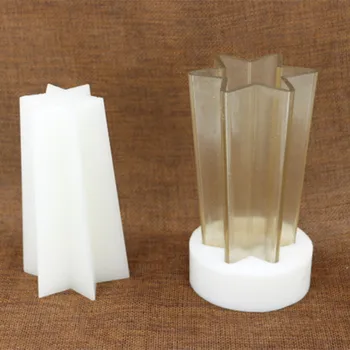 Форма для изготовления свечей с шестигранным дизайном своими руками, высокотемпературная форма для свечей своими руками