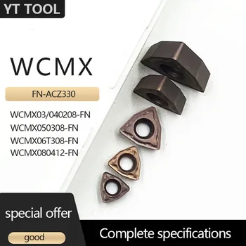 WCMX030208 WCMX040208 WCMX050308 WCMX060308 WCMT080412FN ACZ330 Быстрорежущее Сверло С Твердосплавным лезвием из Нержавеющей стали