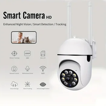 5G WiFi Камеры Видеонаблюдения IP-Камера HD 1080P IR Полноцветная Камера Ночного Видения Защита Безопасности Движения CCTV Наружная Камера