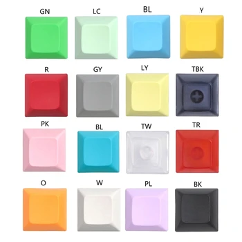 Заготовки для ключей DSA Blank Personality Supplement 1U Keycaps 20 штук многоцветный челнок