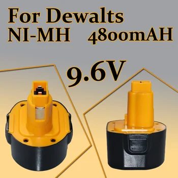9,6 В 4800 мАч Ni-MH Аккумулятор для Dewalt DE9036 DE9061 DE9062 DW9060 DW9061 DW9062 EZWA 29