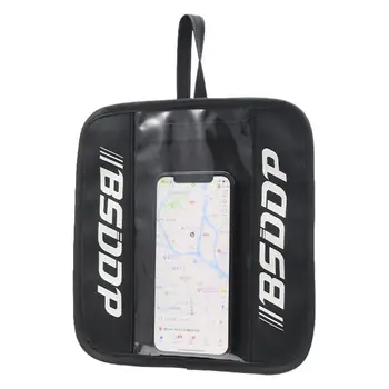 Мотоциклетная магнитная сумка на бак, водонепроницаемая мотоциклетная сумка для телефона, магнитный чехол для телефона с ручным ремешком, чувствительный сенсорный экран