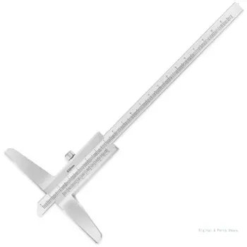 Универсальный штангенциркуль глубины M17F с разрешением 0-12 дюймов и 0,02 мм, измерительный инструмент для домашнего использования своими руками