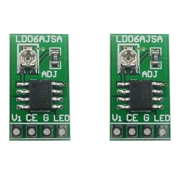2X светодиодный драйвер постоянного тока 3,3 В 3,7 В 5 В с регулируемым модулем постоянного тока 30-1500МА Плата управления PWM для USB 18650 Li-Ion