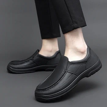 2023 новая обувь шеф-повара, нескользящая, маслостойкая, износостойкая, легкая мужская обувь, Размер 39-46 без застежки