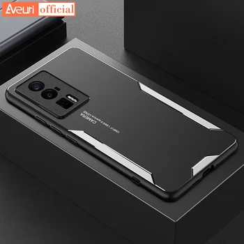 Для Redmi K60E K60 E Coque Алюминиевый Металлический Чехол Для Xiaomi Redmi K60 Pro Матовая Крышка Силиконовый Противоударный Защитный Чехол Для Телефона