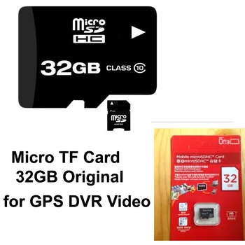 Оригинальная 32 ГБ Micro SD TF Карта для GPS/DVR Камеры/Видеомагнитофона/Радар-детектора/Зеркала Заднего вида/Монитора подголовника 4K/Видео