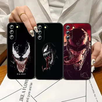 Чехол для телефона Marvel Hero Venom Samsung Galaxy S23 S21 S22 S20 S30 Ultra Fe S10 S8 S9 Note 20 10 Pro Plus Задняя Крышка
