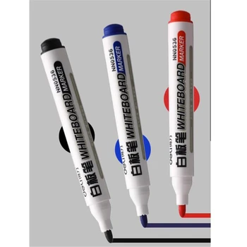 10шт 3-цветный комбинированный маркер сухого стирания 1,8 мм, маркер для белой доски, ручка для школьных канцелярских принадлежностей и канцелярских принадлежностей