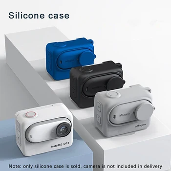 Силиконовый защитный чехол для спортивной камеры Insta360 GO 3, универсальная защита для аксессуаров Insta360 GO 3.
